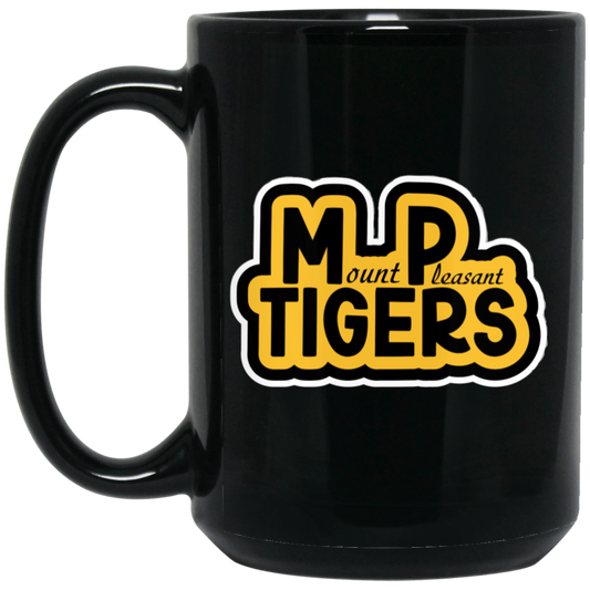 MP Tigers Black & Gold 15 oz. Black Mug