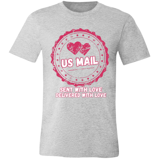 Sent With Love USMail Unisex Jersey Short-Sleeve T-Shirt