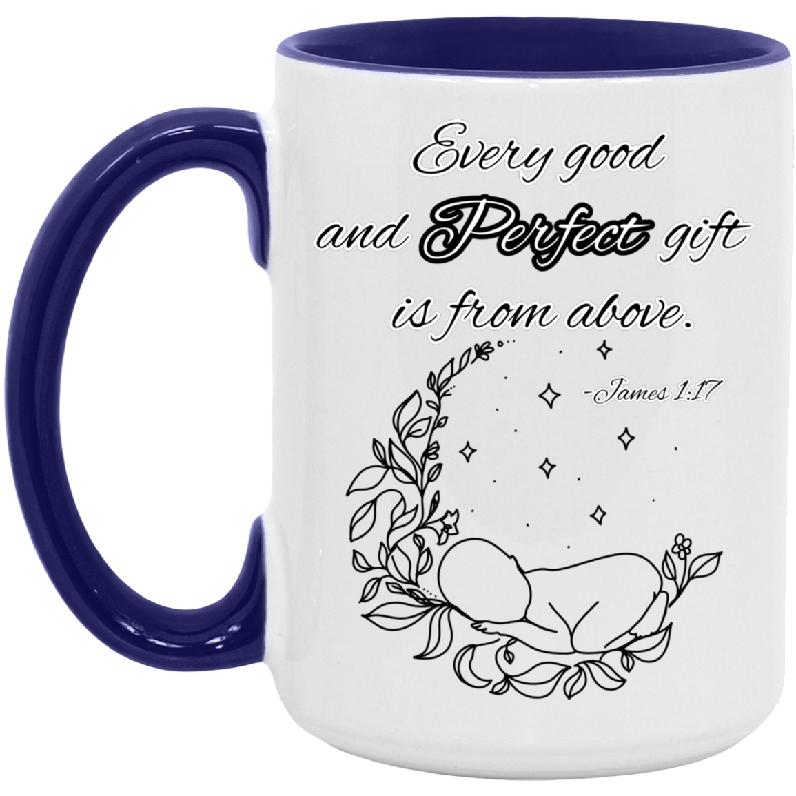 James 1:17 15oz Accent Mug