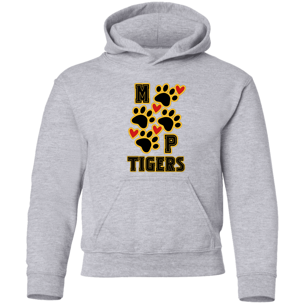 MP Tigers Heart & Sole- Youth Pullover Hoodie