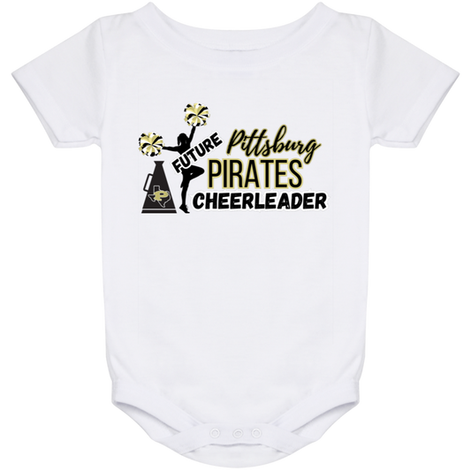 Future Pitt Pirate Cheerleader Baby Onesie 24 Month