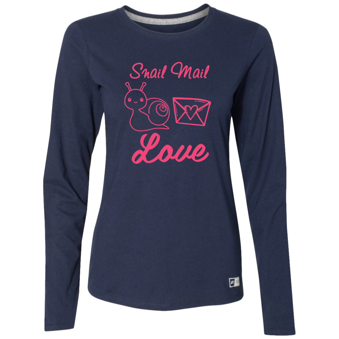 Snail Mail Love Ladies’ Essential Dri-Power Long Sleeve Tee