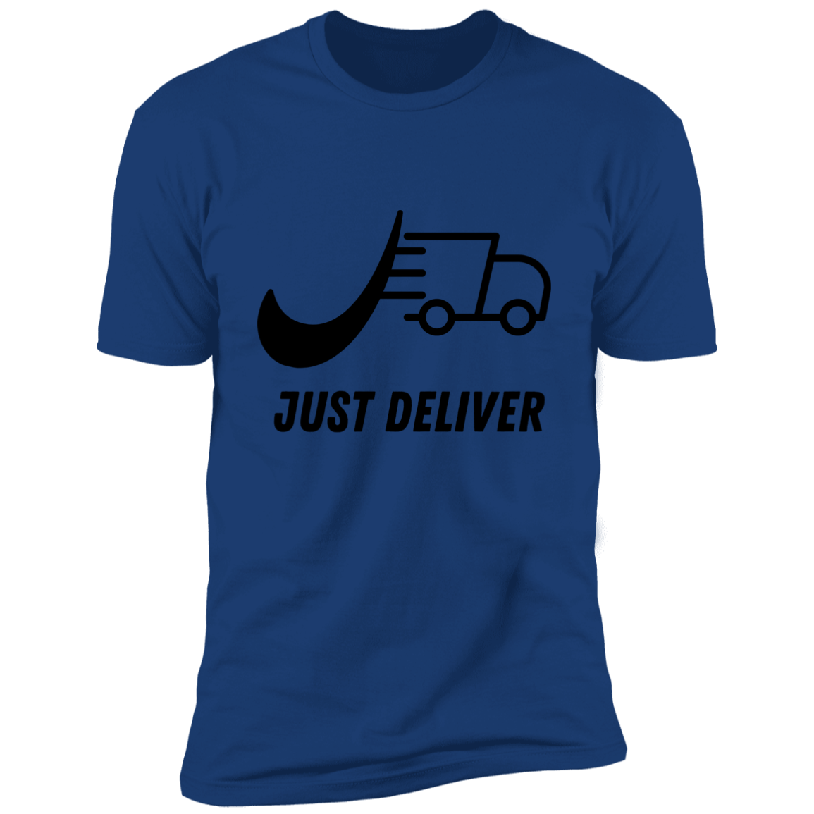 Just Deliver Truck Black Premium Short Sleeve T-Shirt