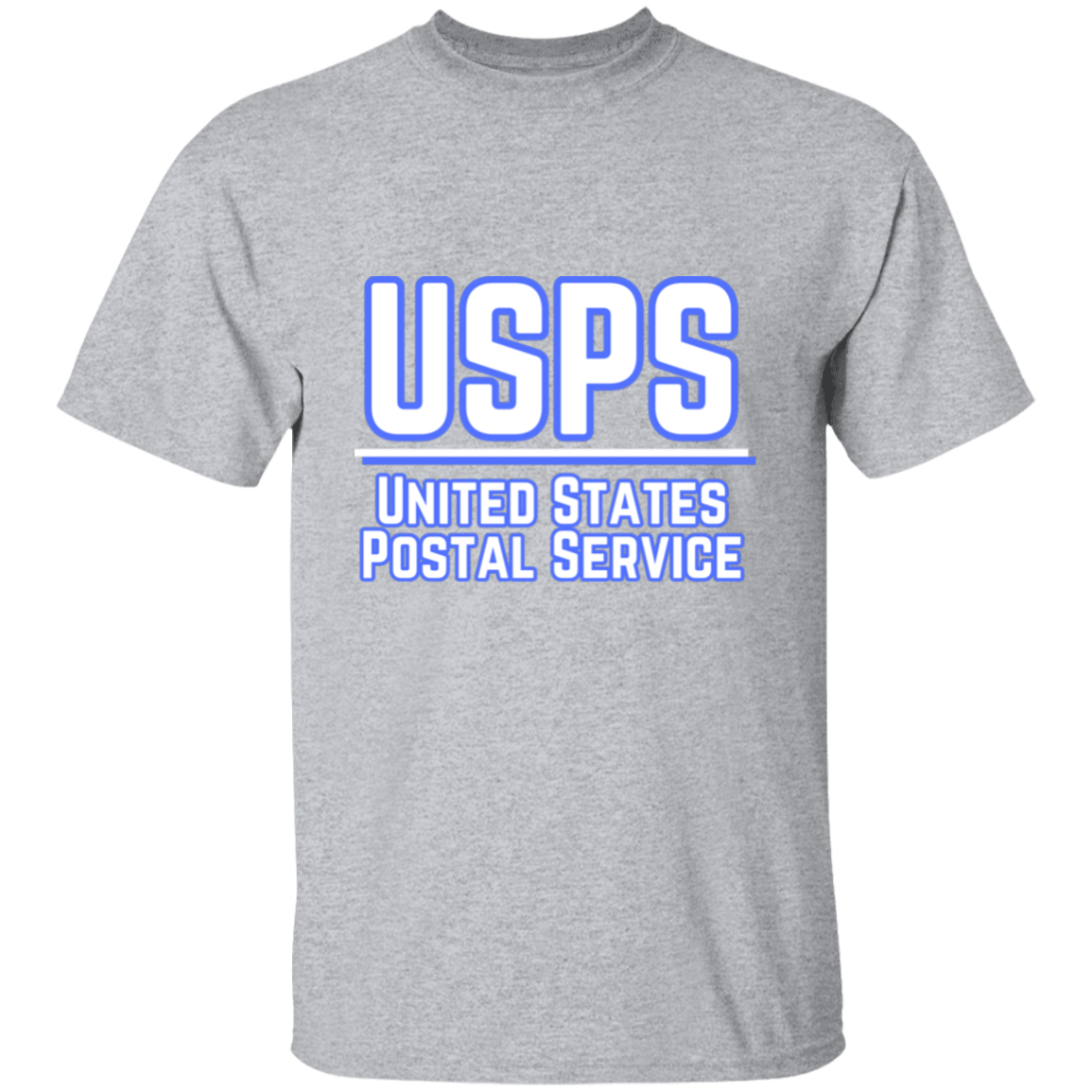 USPS B&W- 5.3 oz. T-Shirt