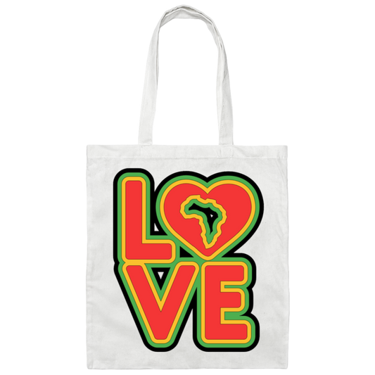 RYGB LOVE Canvas Tote Bag