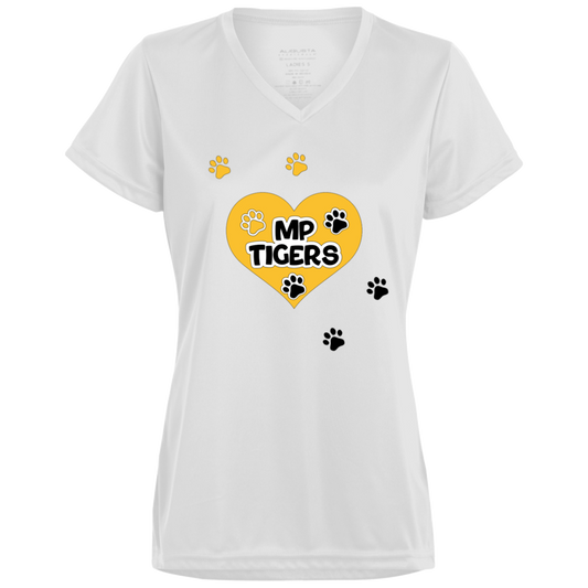 MP Tigers Leaving Tracks- V-Neck Tee