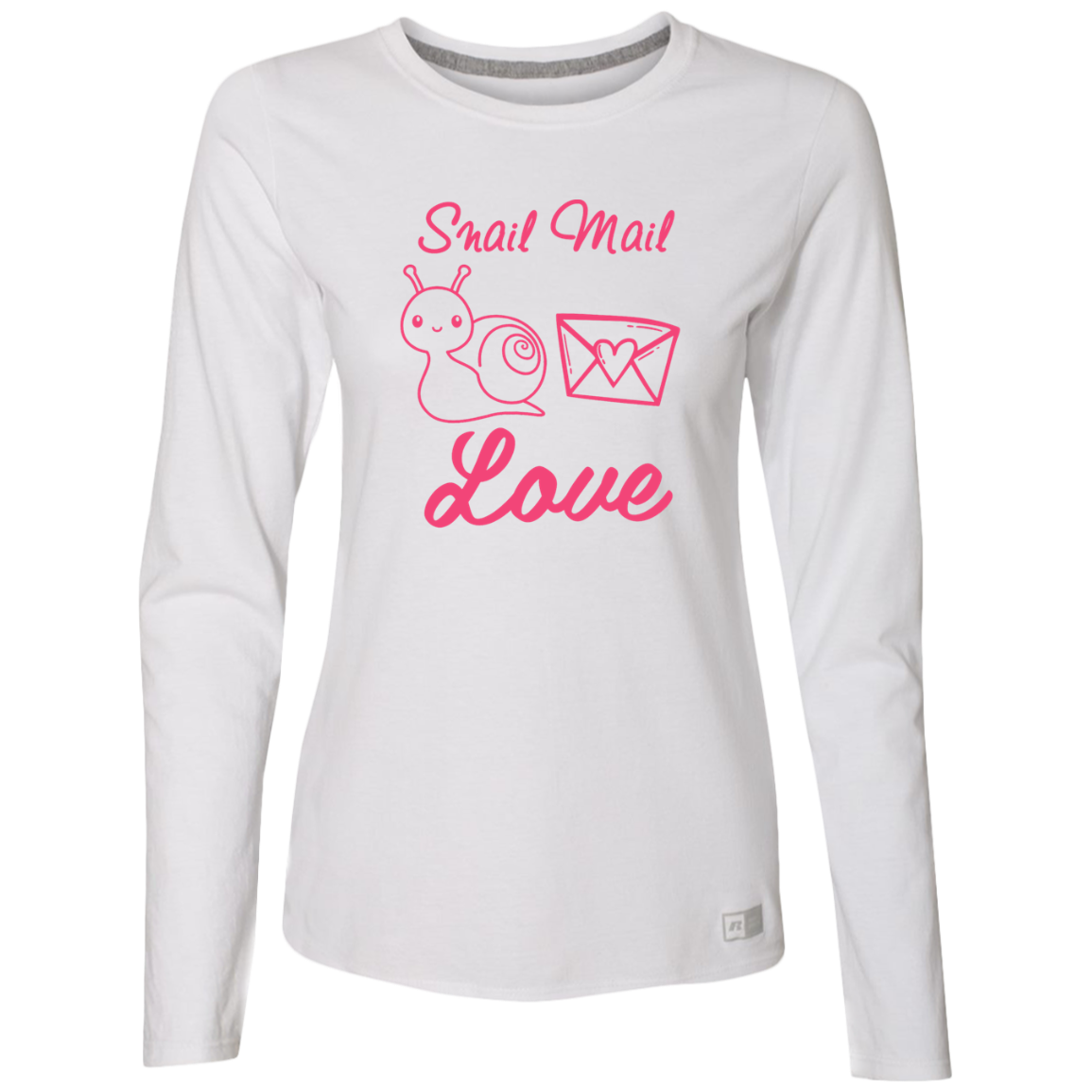 Snail Mail Love Ladies’ Essential Dri-Power Long Sleeve Tee