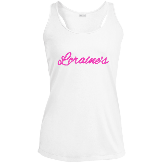 Loraine's Pink Ladies' Performance Racerback Tank