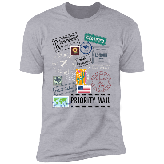 Postage Multi Premium Short Sleeve T-Shirt