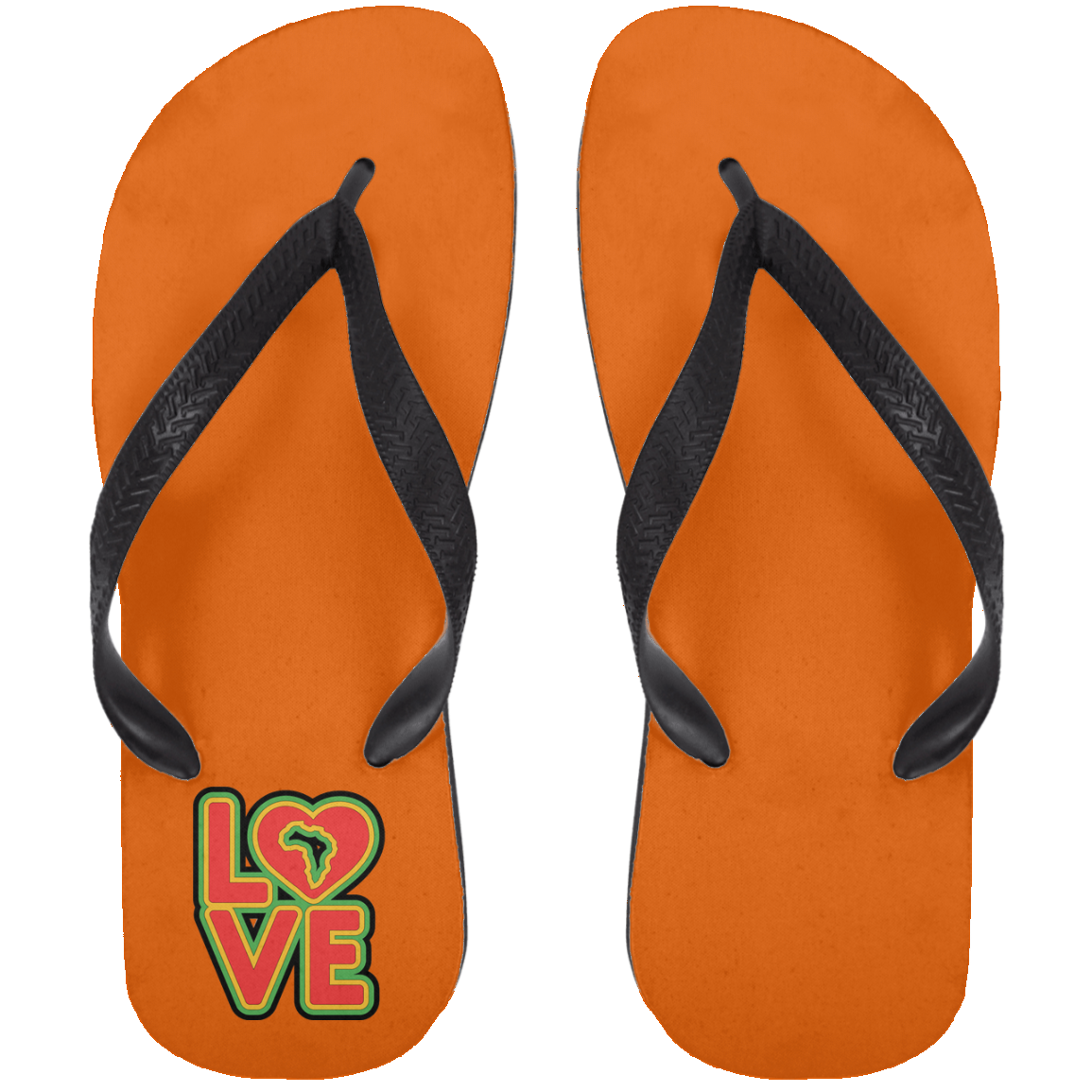 RYGB LOVE Adult Flip Flops