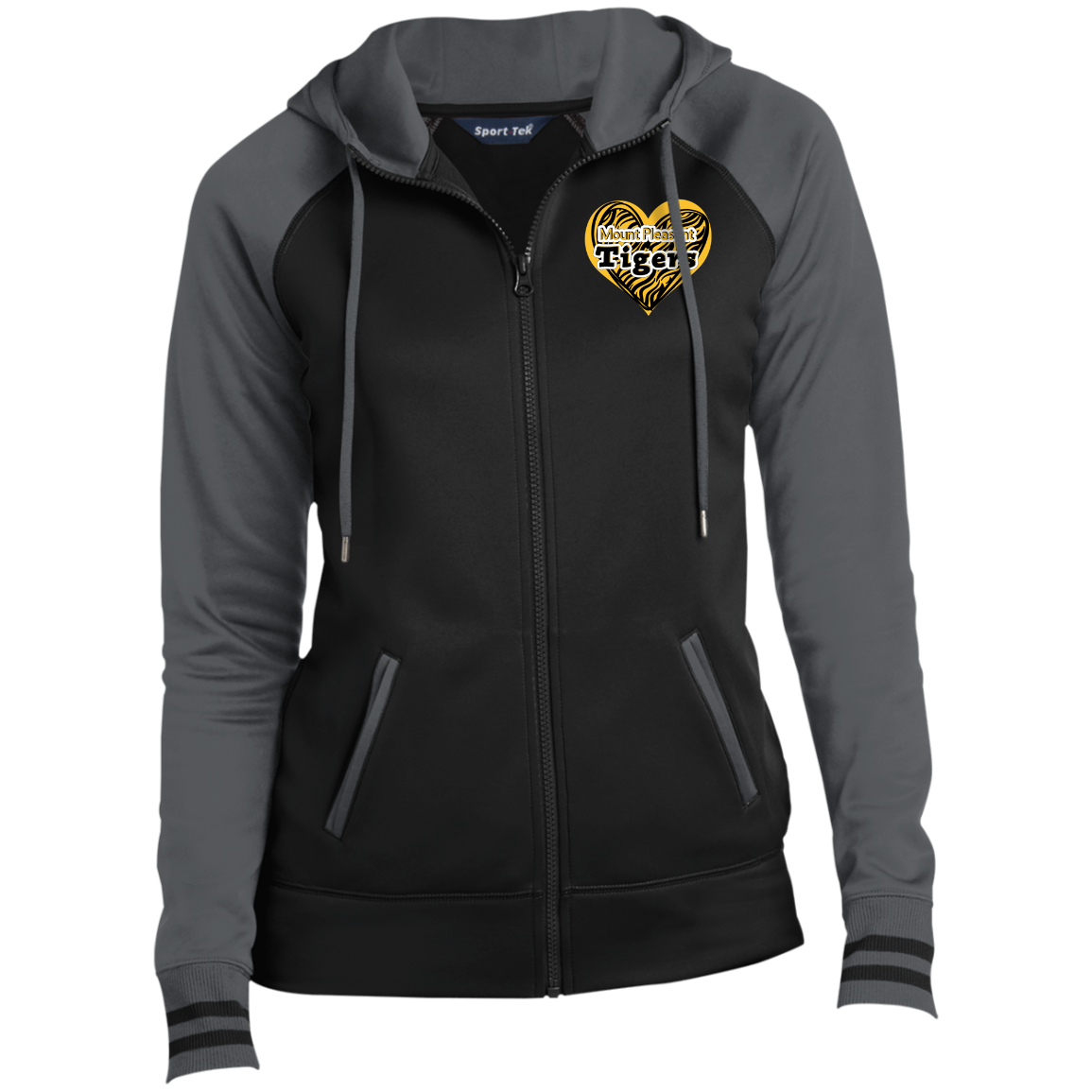 MP Tiger Love- Ladies' Sport-Wick® Full-Zip Hooded Jacket