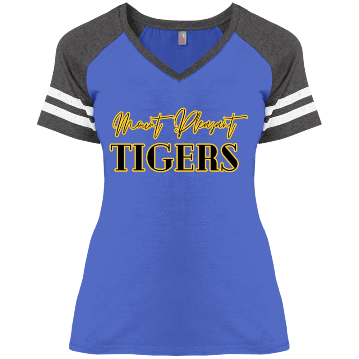 MP Tigers Ladies' Game V-Neck T-Shirt