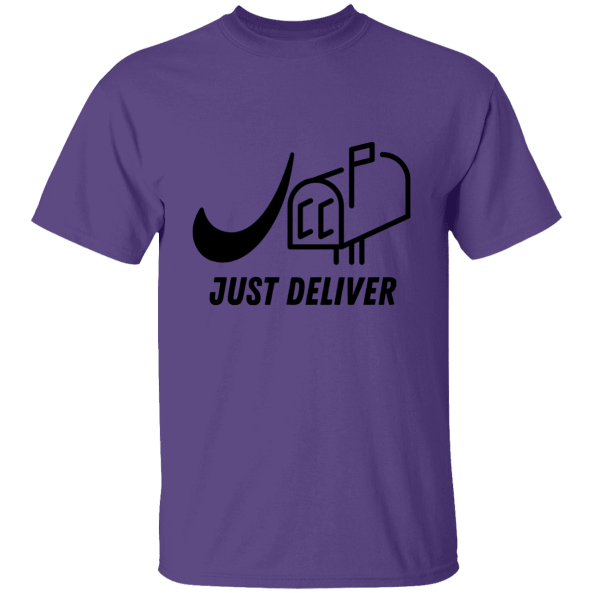 Just Deliver Mailbox Black 5.3 oz. T-Shirt