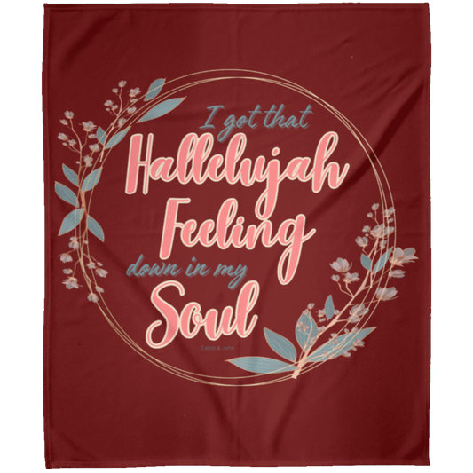 Hallelujah Feeling Arctic Fleece Blanket 50x60