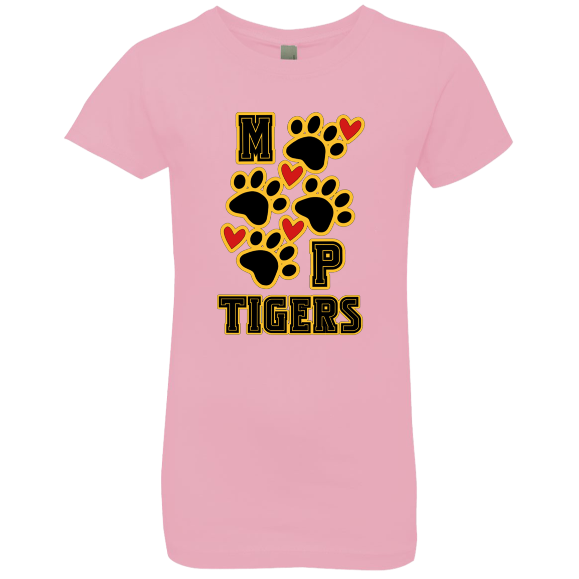 MP Tiger's Heart & Sole- Girls' Princess T-Shirt