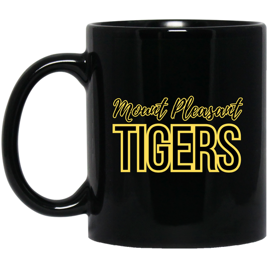 Mount Pleasant Tigers 1- 11 oz. Black Mug