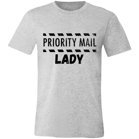 Priority Mail Lady Unisex Jersey Short-Sleeve T-Shirt
