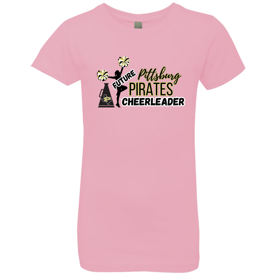 Future Pitt Pirate Cheerleader Girls' Princess T-Shirt