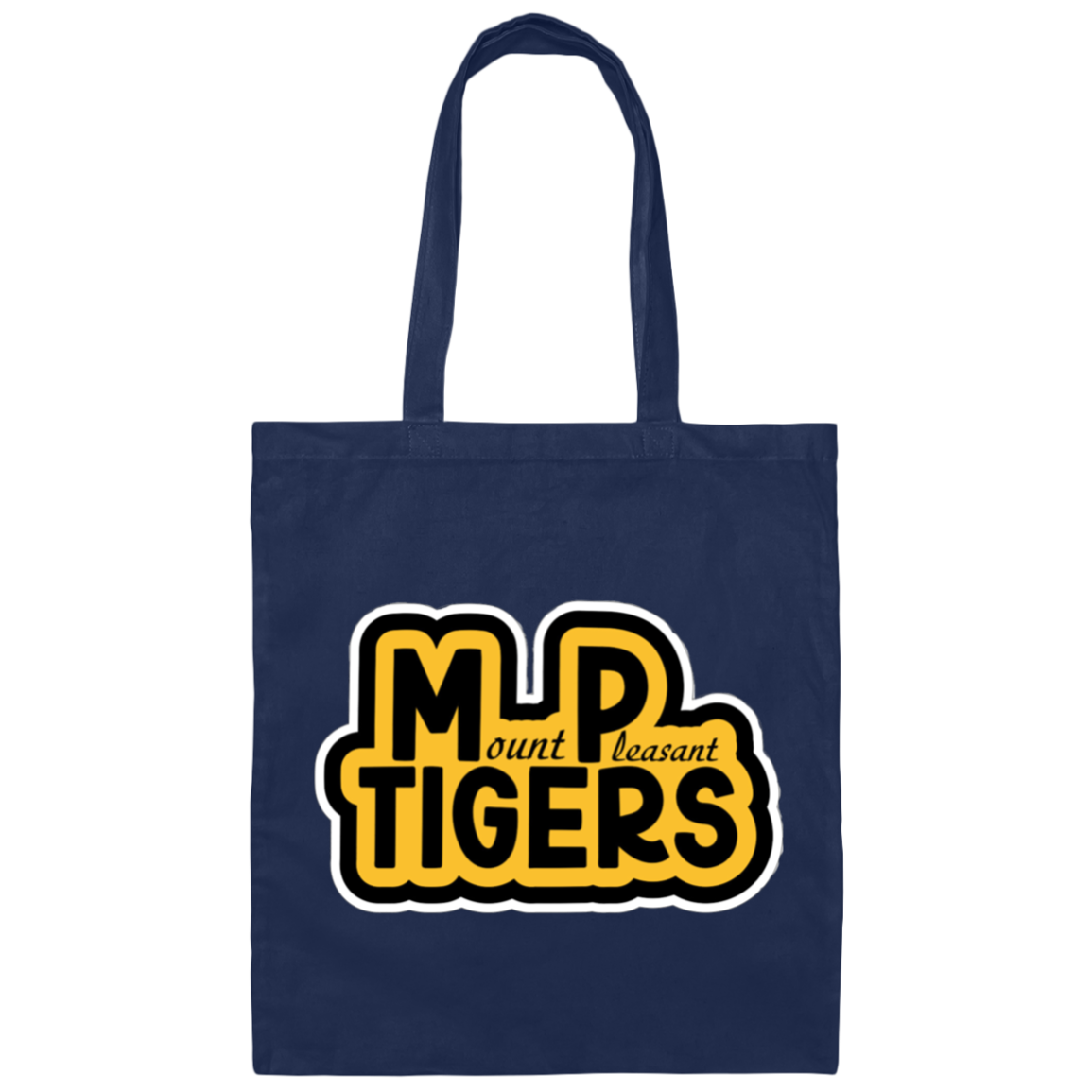 MP Tigers Black&Gold Canvas Tote Bag