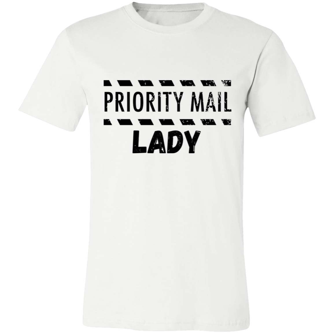 Priority Mail Lady Unisex Jersey Short-Sleeve T-Shirt