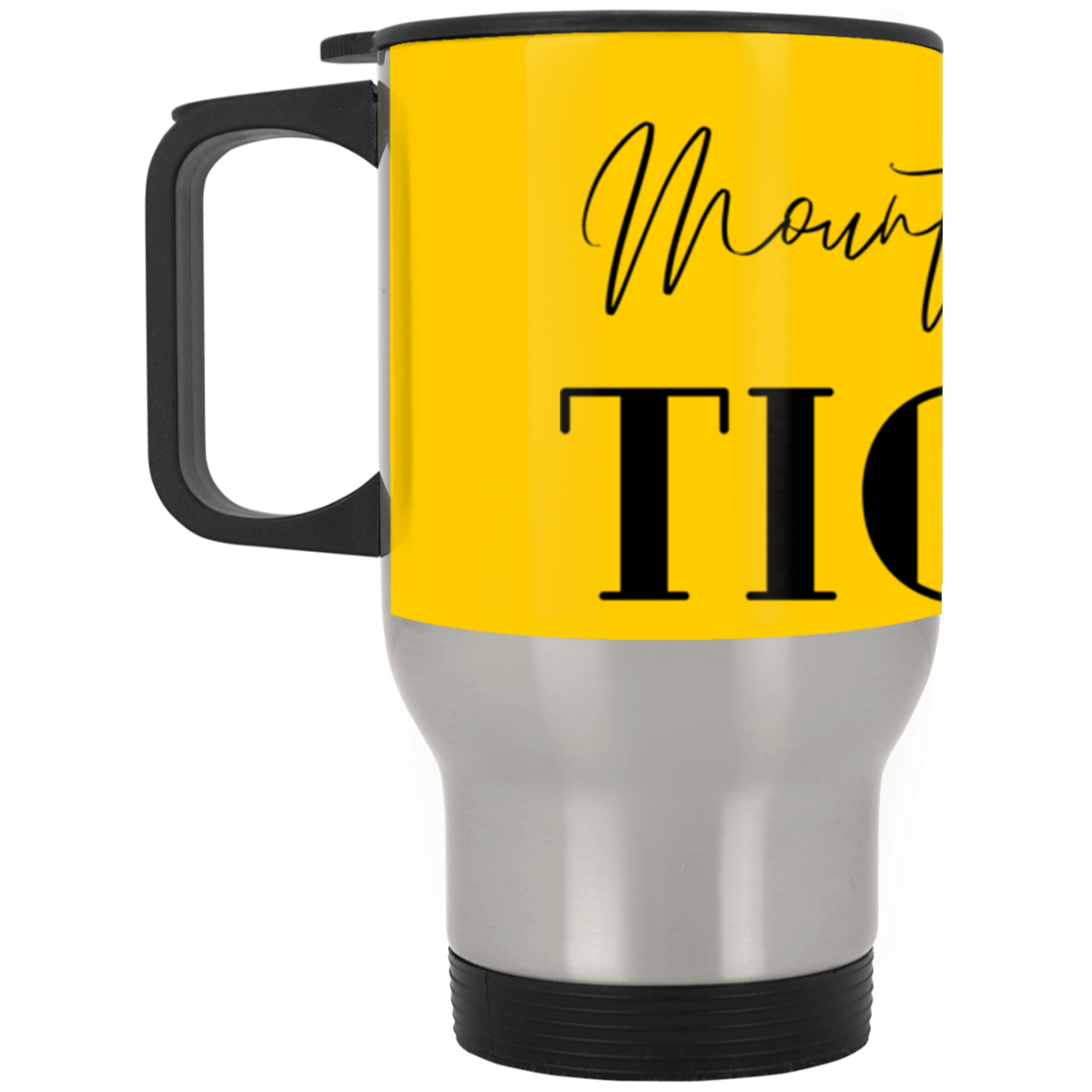 MP Tigers Silver Stainless Travel Mug