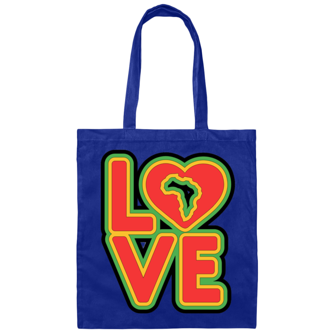 RYGB LOVE Canvas Tote Bag