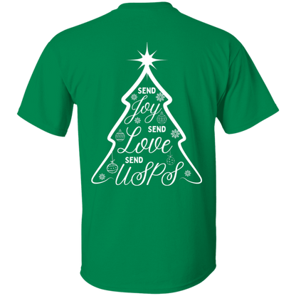 Send USPS XMas 5.3 oz. T-Shirt