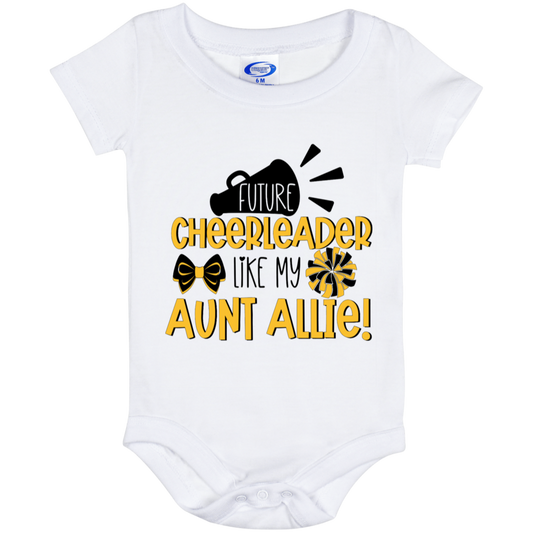 Future Cheerleader Allie Baby Onesie 6 Month