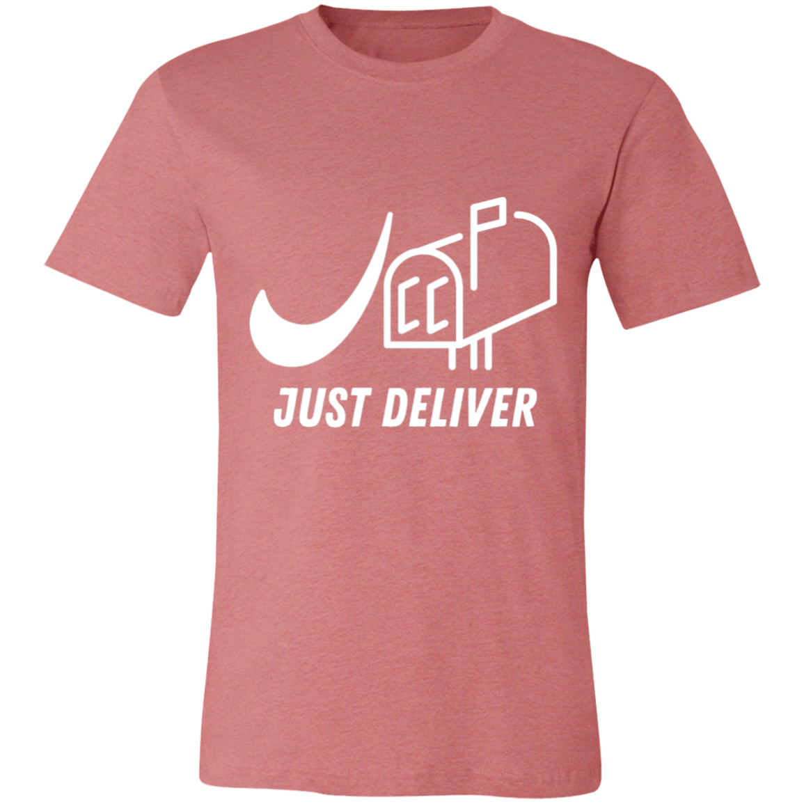 Just Deliver Mailbox White Unisex Jersey Short-Sleeve T-Shirt