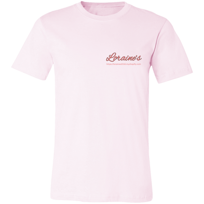 Psalm 91:4 Mauve Unisex Jersey Short-Sleeve T-Shirt