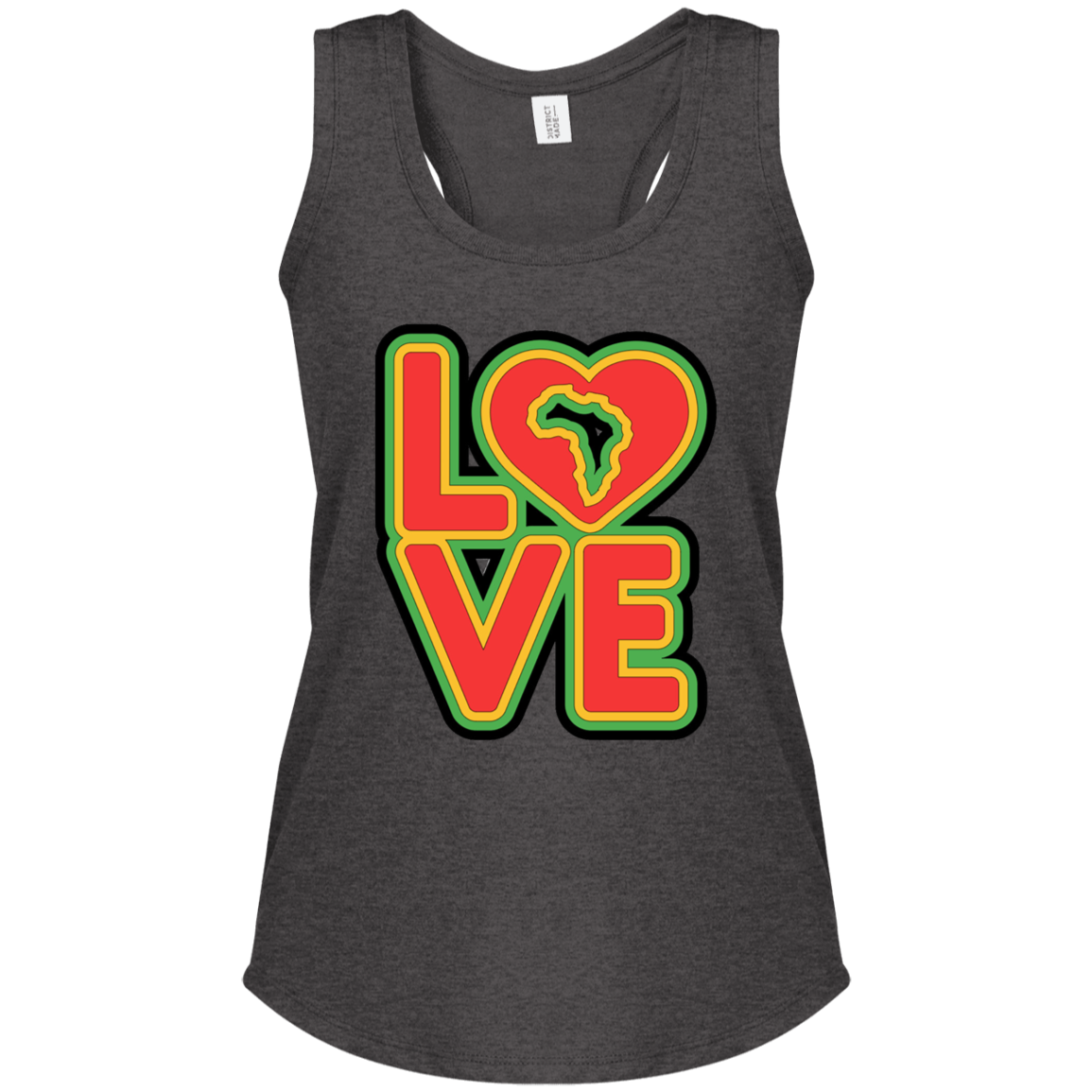 RYGB LOVE Women's Perfect Tri Racerback Tank