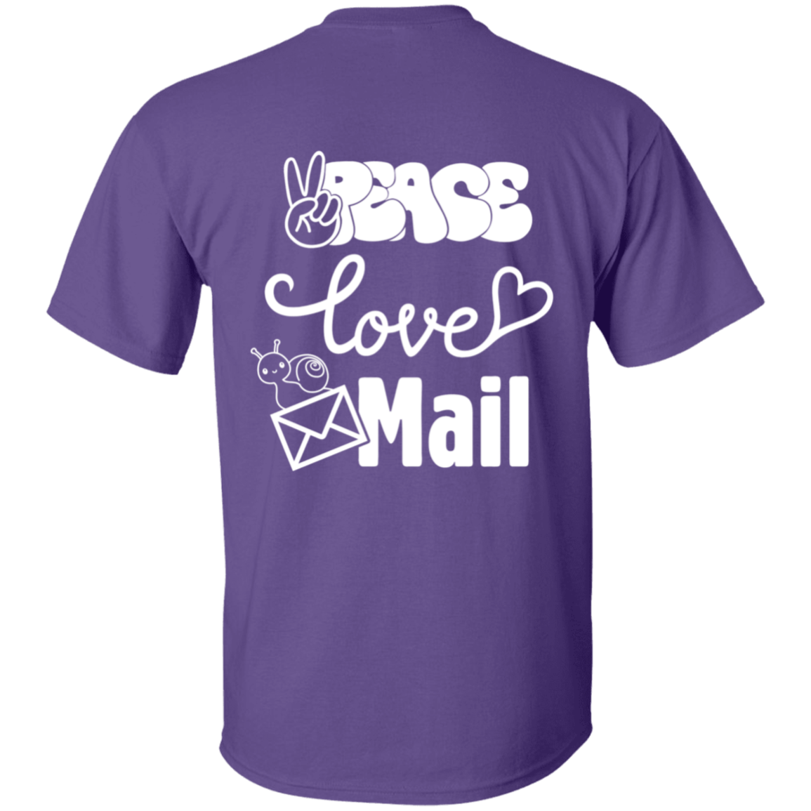 Peace Love Mail 1 W- 5.3 oz. T-Shirt