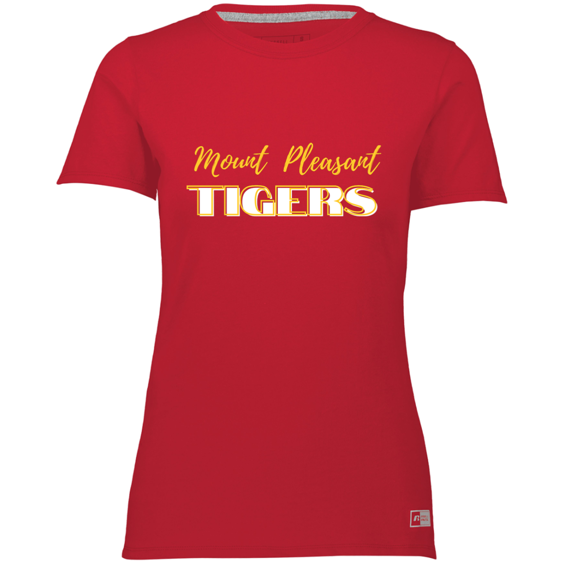 Gold MP Tigers Ladies’ Essential Dri-Power Tee