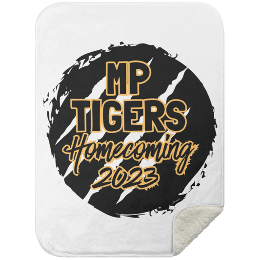 MP Tiger HoCo2023 Mink Sherpa Blanket 30x40