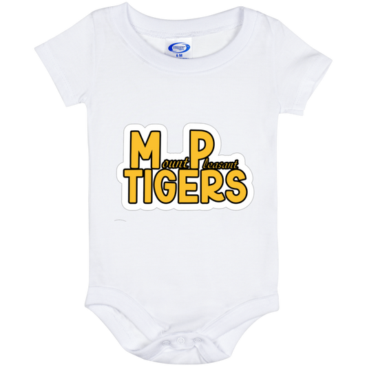 MP Tigers Gold & White- Baby Onesie 6 Month