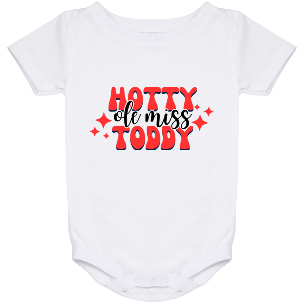 Ole Miss Hotty Toddy Baby Onesie 24 Month
