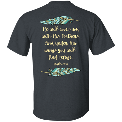 Psalm 91:4 T&Y 5.3 oz. T-Shirt