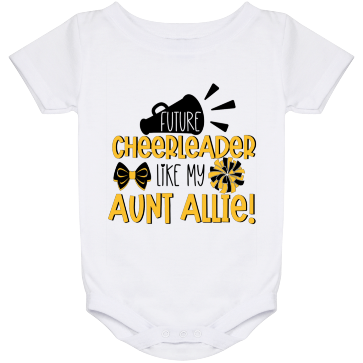 Future Cheerleader Allie Baby Onesie 24 Month
