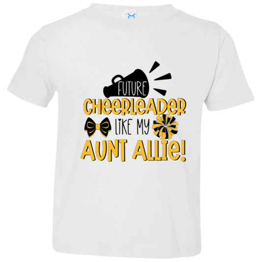 Future Cheerleader Allie Toddler Jersey T-Shirt