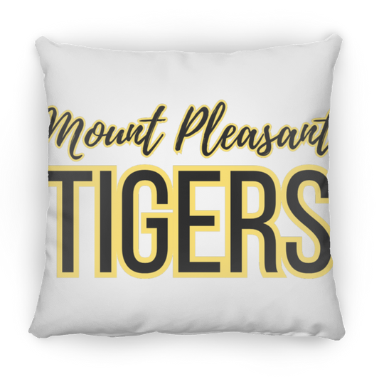 MP Tigers Gold and Black Large Square Pillow