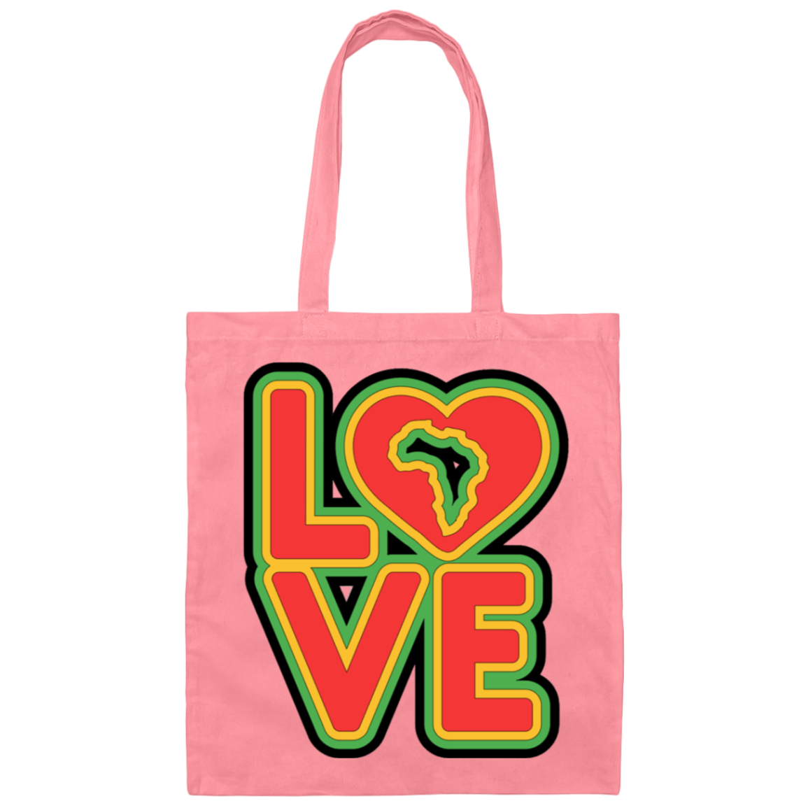 RYGB LOVE Canvas Tote Bag