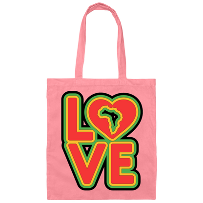 RYGB LOVE Canvas Tote Bag