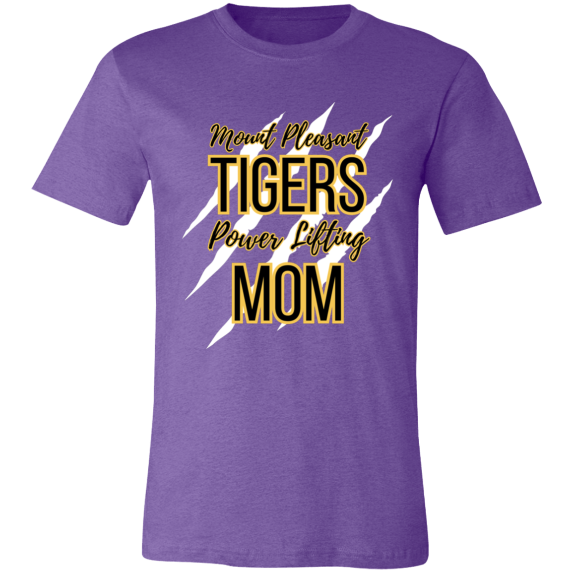 MPTiger Power Lifting MOM Jersey Short-Sleeve T-Shirt