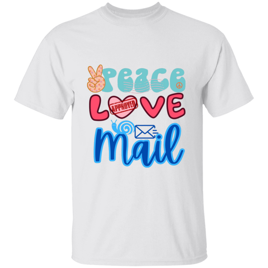 Peace Love Mail 2C- 5.3 oz. T-Shirt