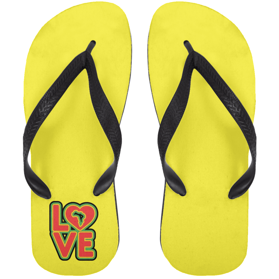 RYGB LOVE Adult Flip Flops
