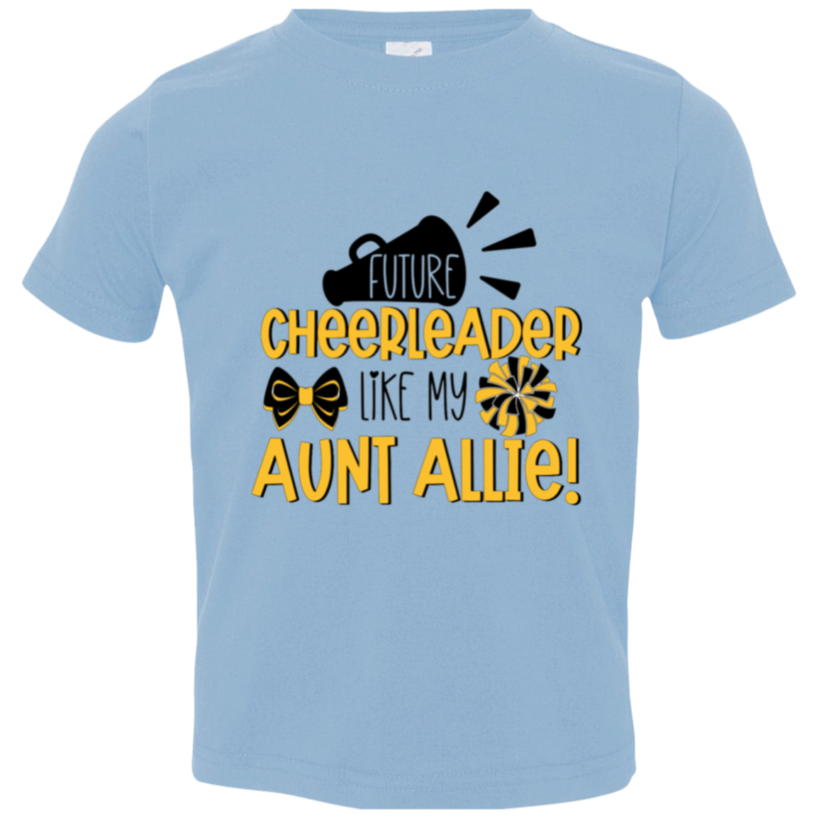 Future Cheerleader Allie Toddler Jersey T-Shirt