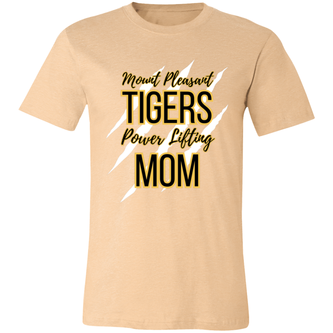 MPTiger Power Lifting MOM Jersey Short-Sleeve T-Shirt
