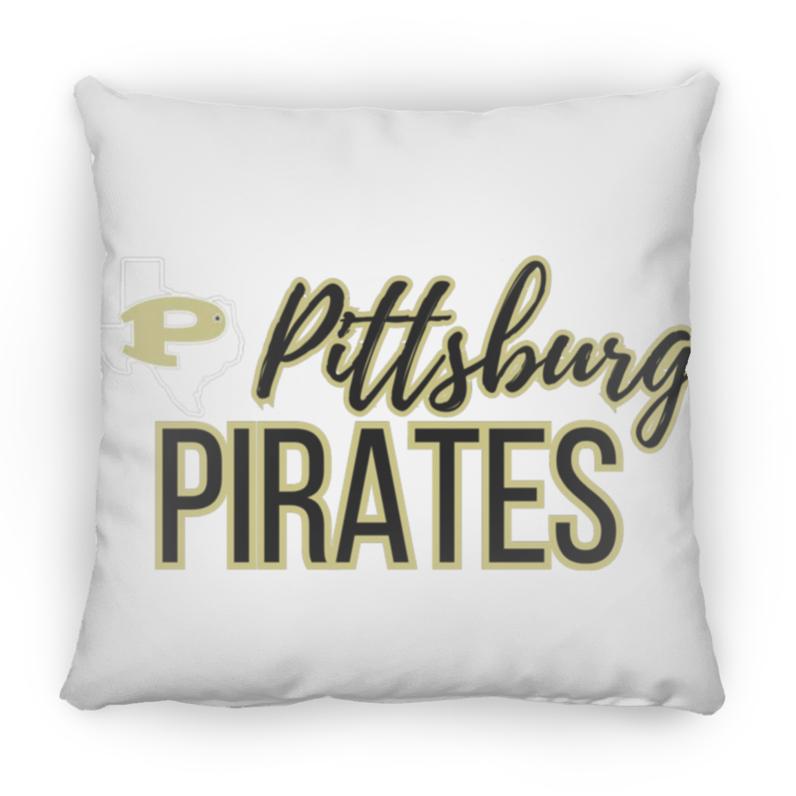 Pittsburg Pirates Medium Square Pillow