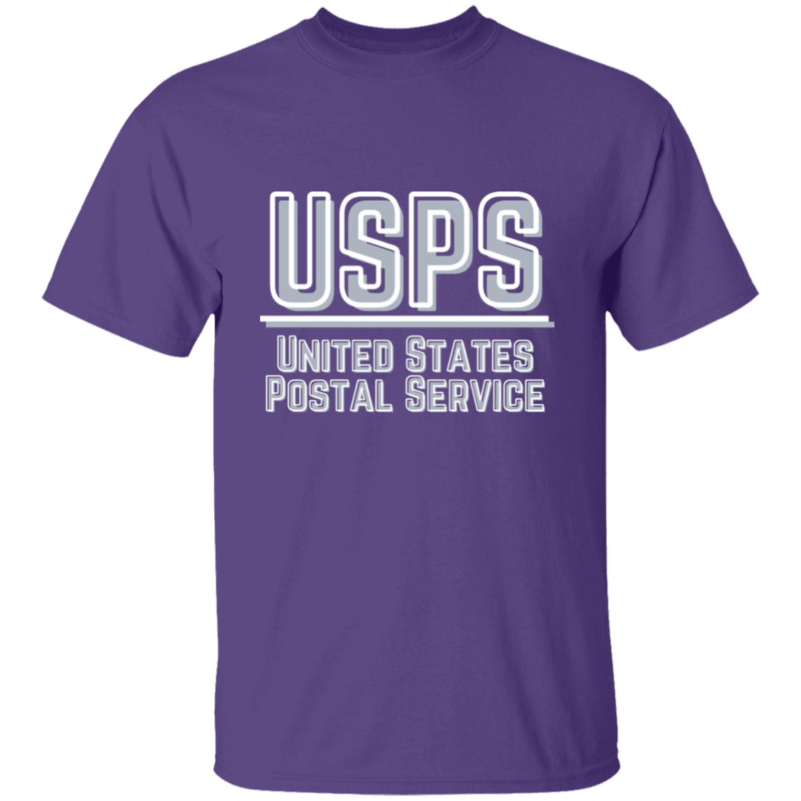 USPS Grey&White- 5.3 oz. T-Shirt