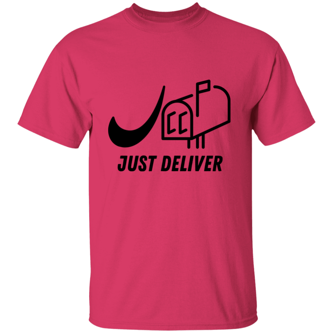 Just Deliver Mailbox Black 5.3 oz. T-Shirt